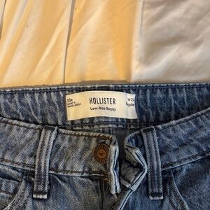 Hollister Women's Boyfriend Jeans - Light Blue